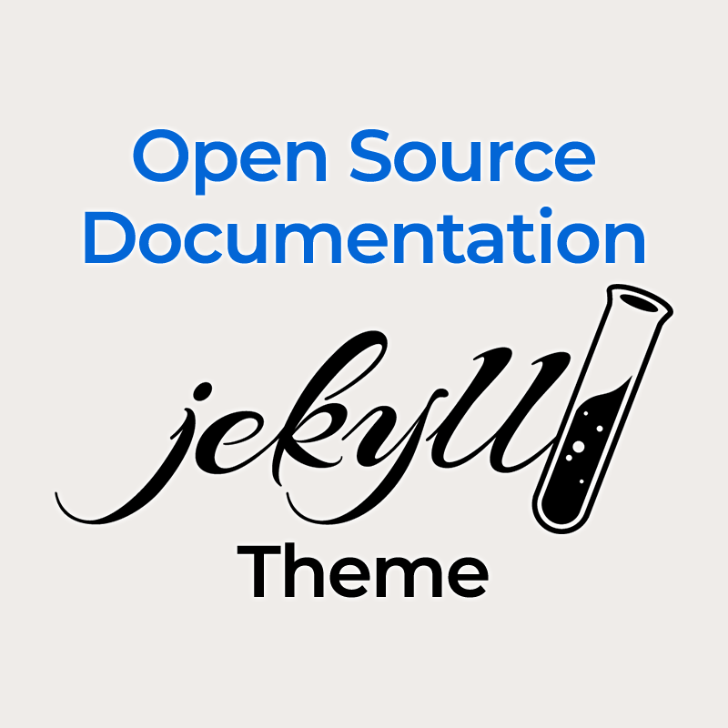 Open Source Documentation Jekyll Theme